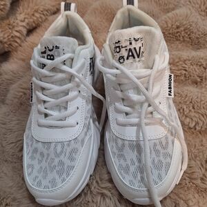 Fashion White Leopard Sneakers